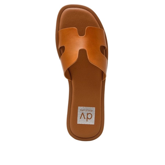 DV by Dolce Vita Shoes - DV by Dolce Vita Women's Brown Slide Sandals